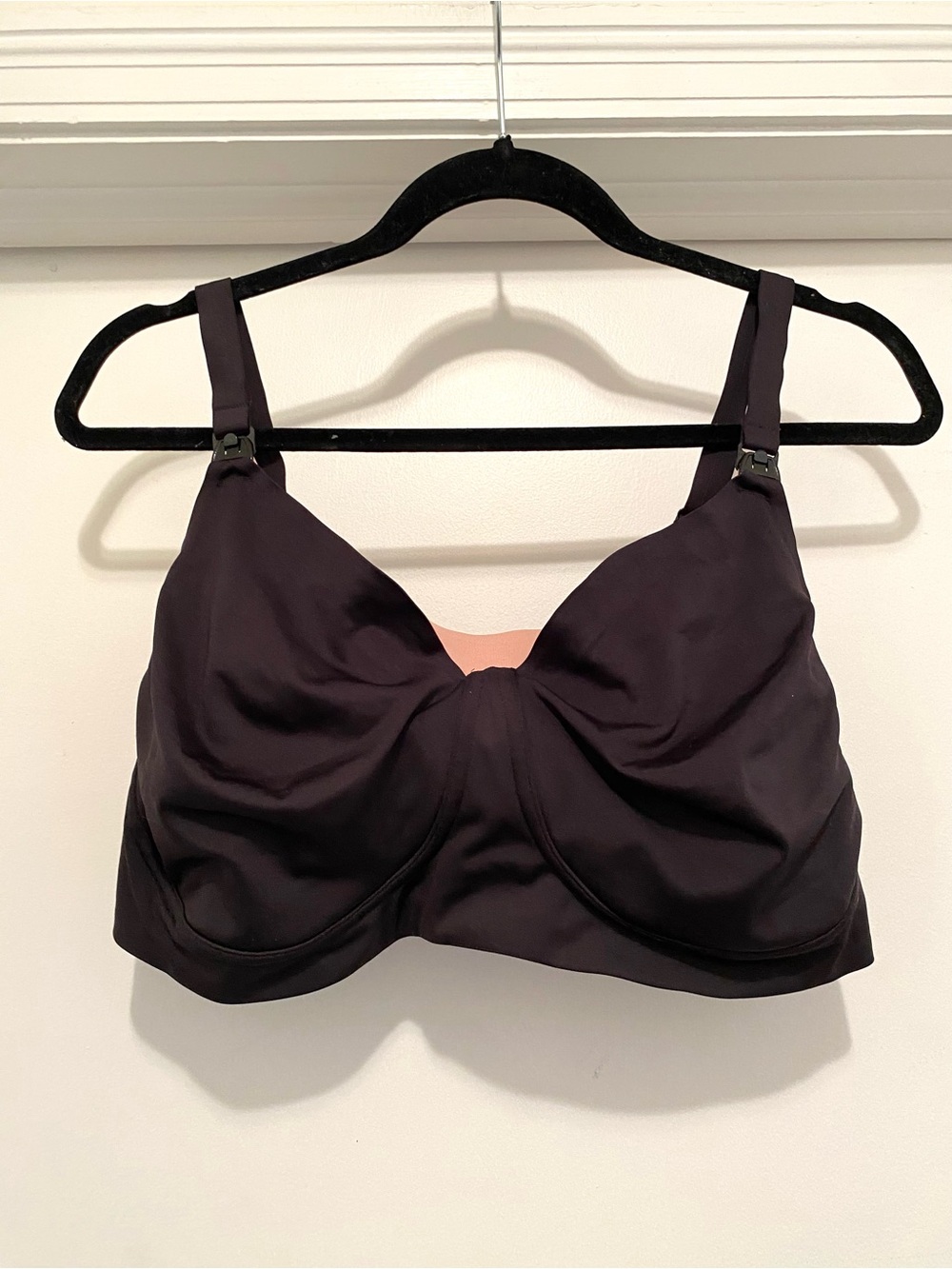 Joyspun Maternity Nursing Bra Black Women’s Size XXXL